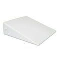 Mainstays Foam Wedge Pillow For Sleeping And Back Support, Ergonomic Elevated Cushion, White