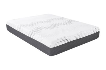 12" Eastern King Mattress Green Tea Gel-Infused Memory Foam Hybrid Mattress, Plush Foam Pocket Coils, Mattress in a Box, Comfortable Sleep Mattre